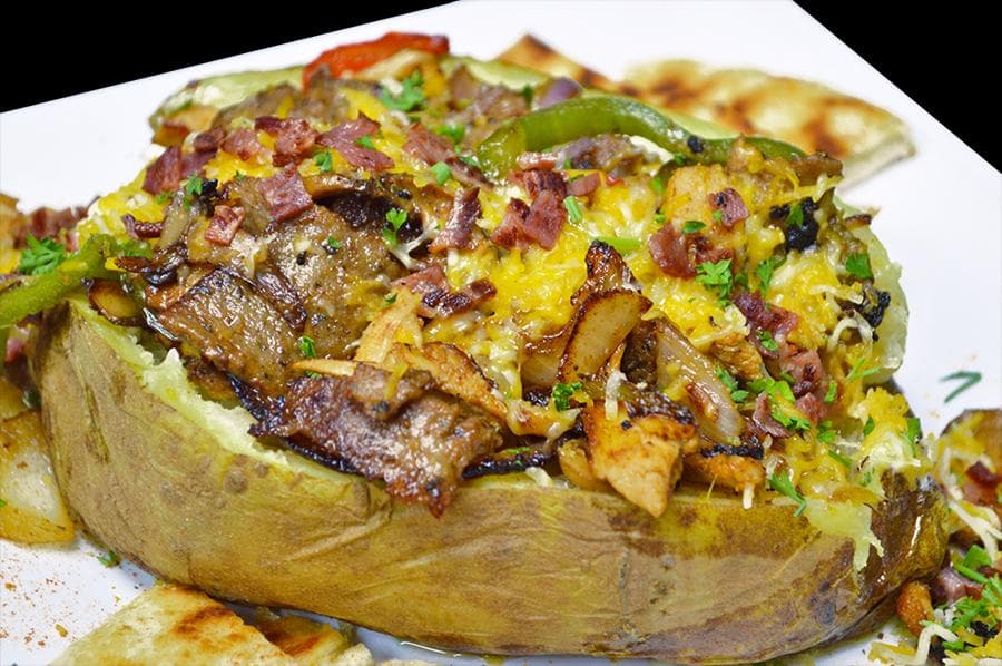STUFFED BAKED POTATO