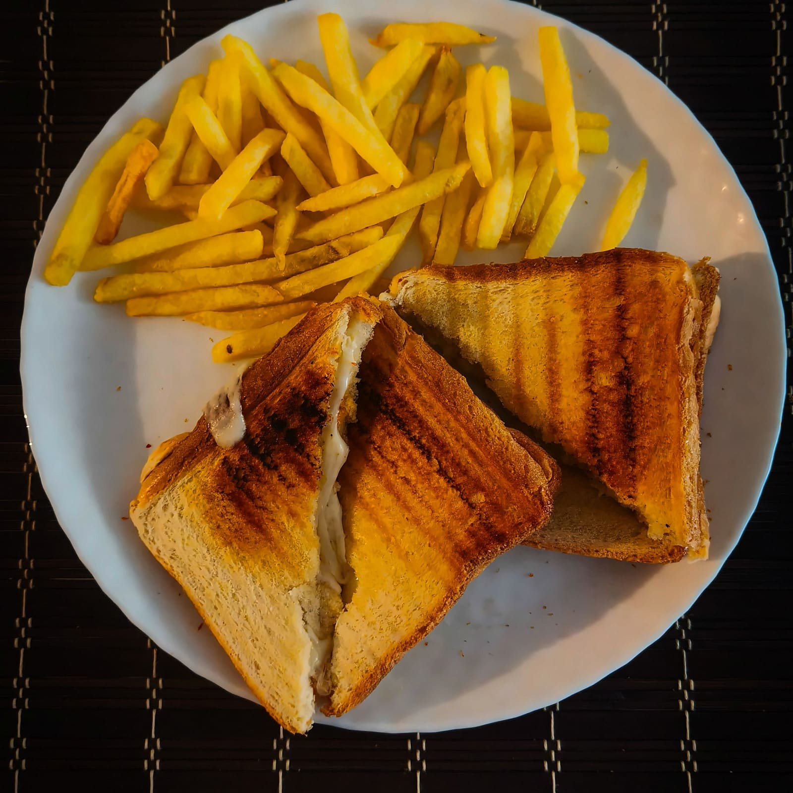 KIDS GRILLED CHEESE W/ FRIES